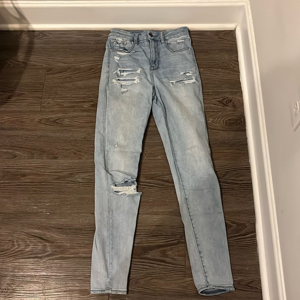 American eagle curvy high rise jeans